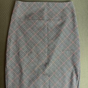 Express Plaid Pencil Skirt - Brand New Without Tags